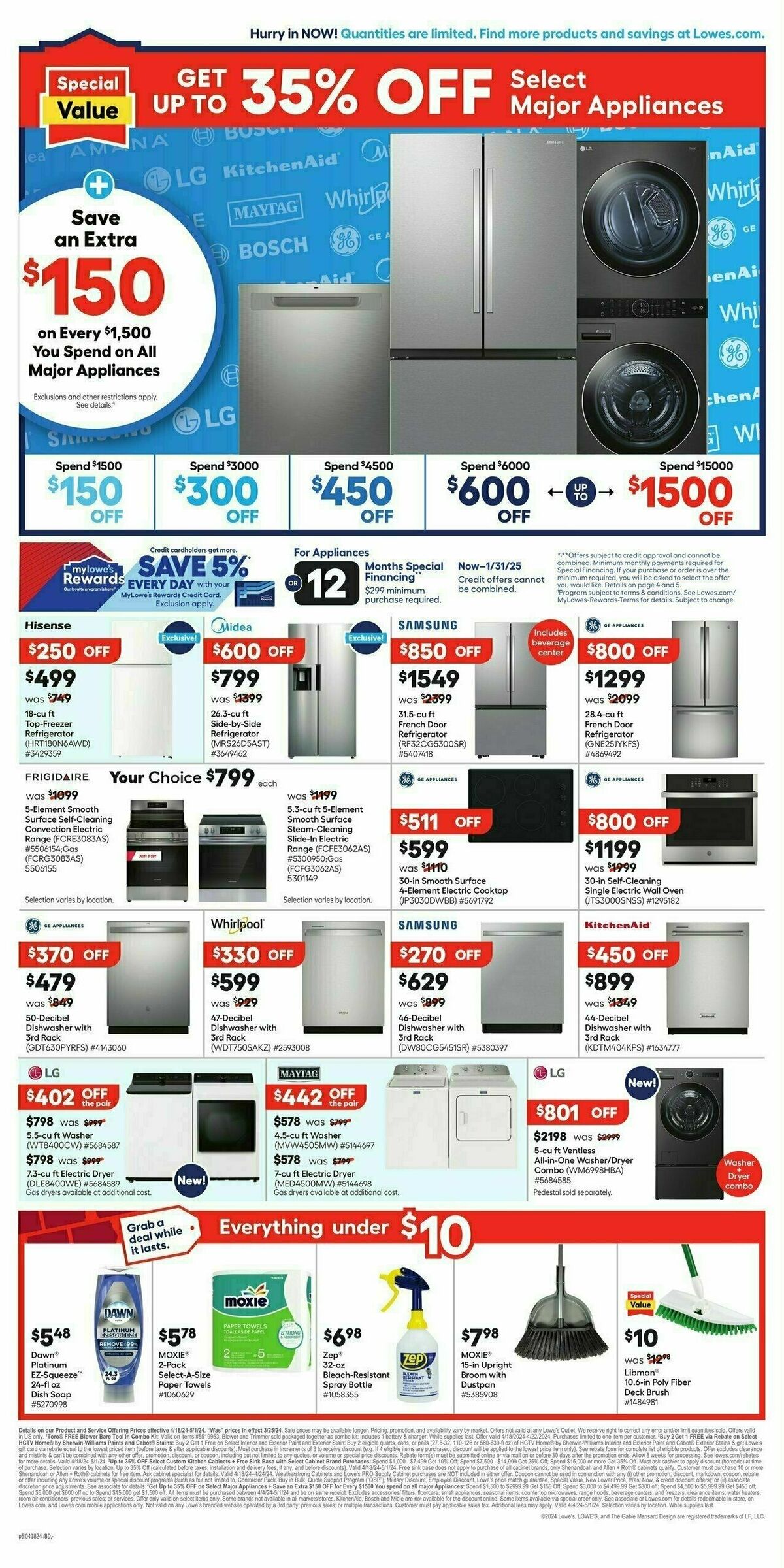 Lowe's Weekly Ad from April 18