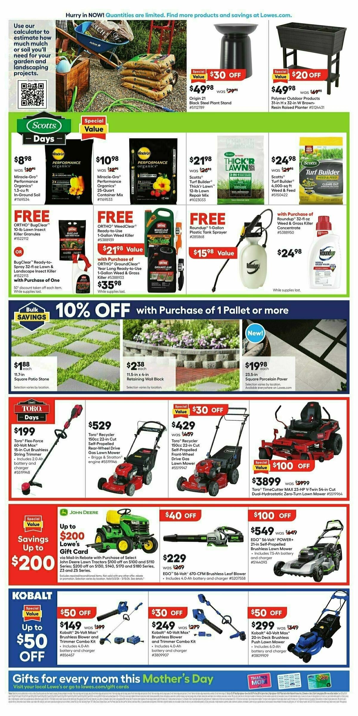 Lowe's Weekly Ad from May 2