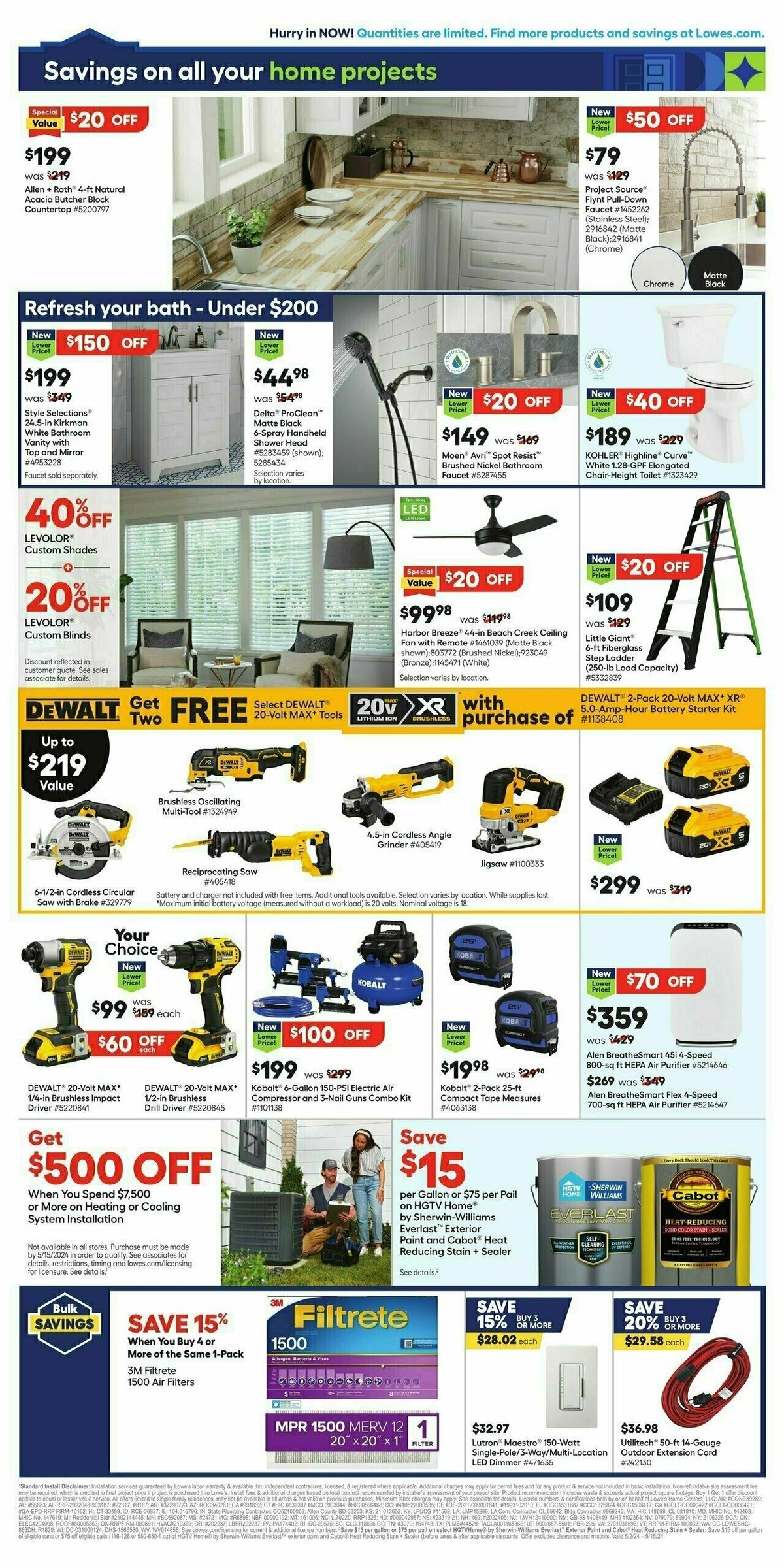 Lowe's Weekly Ad from May 2