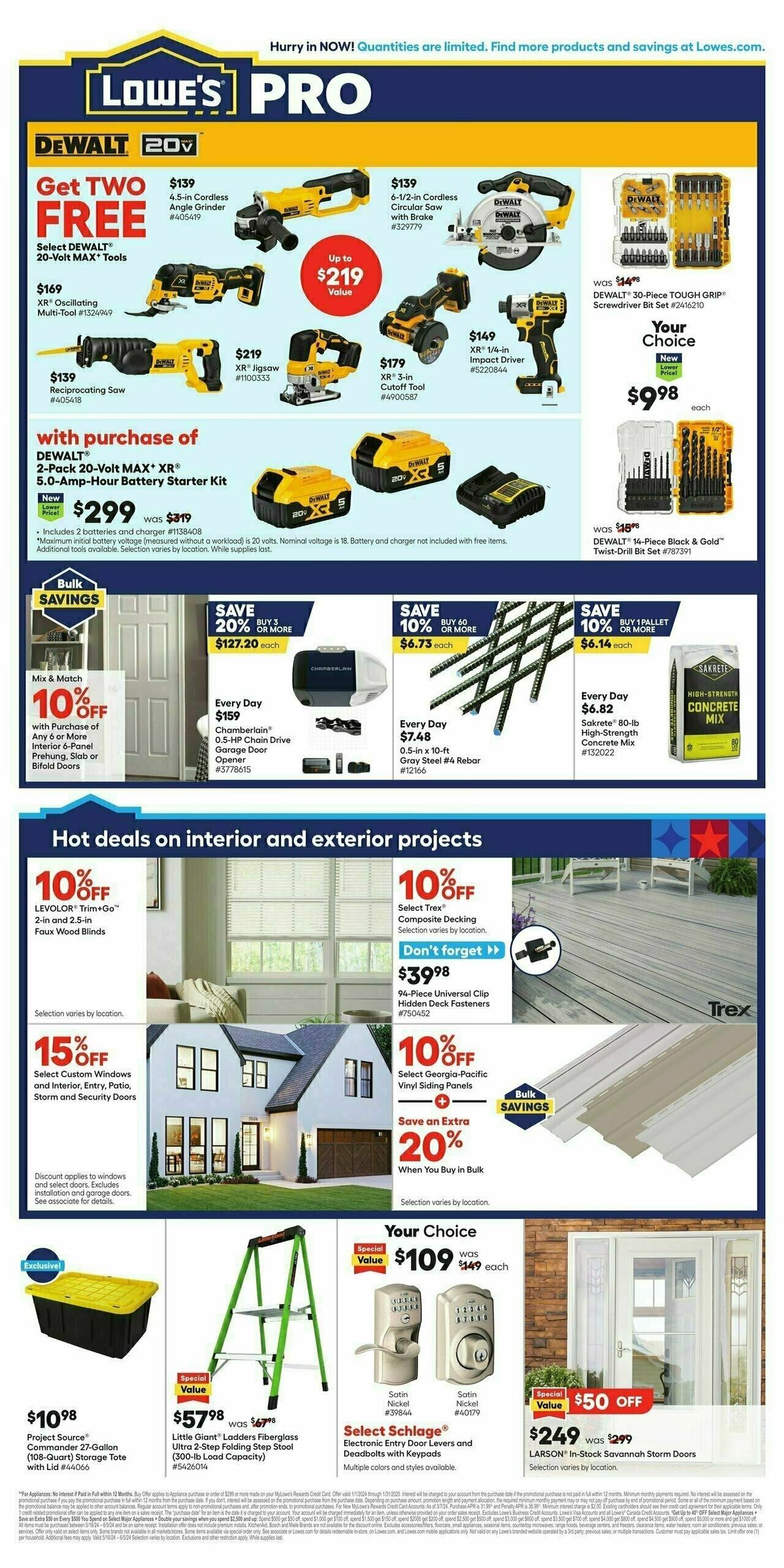 Lowe's Weekly Ad from May 16