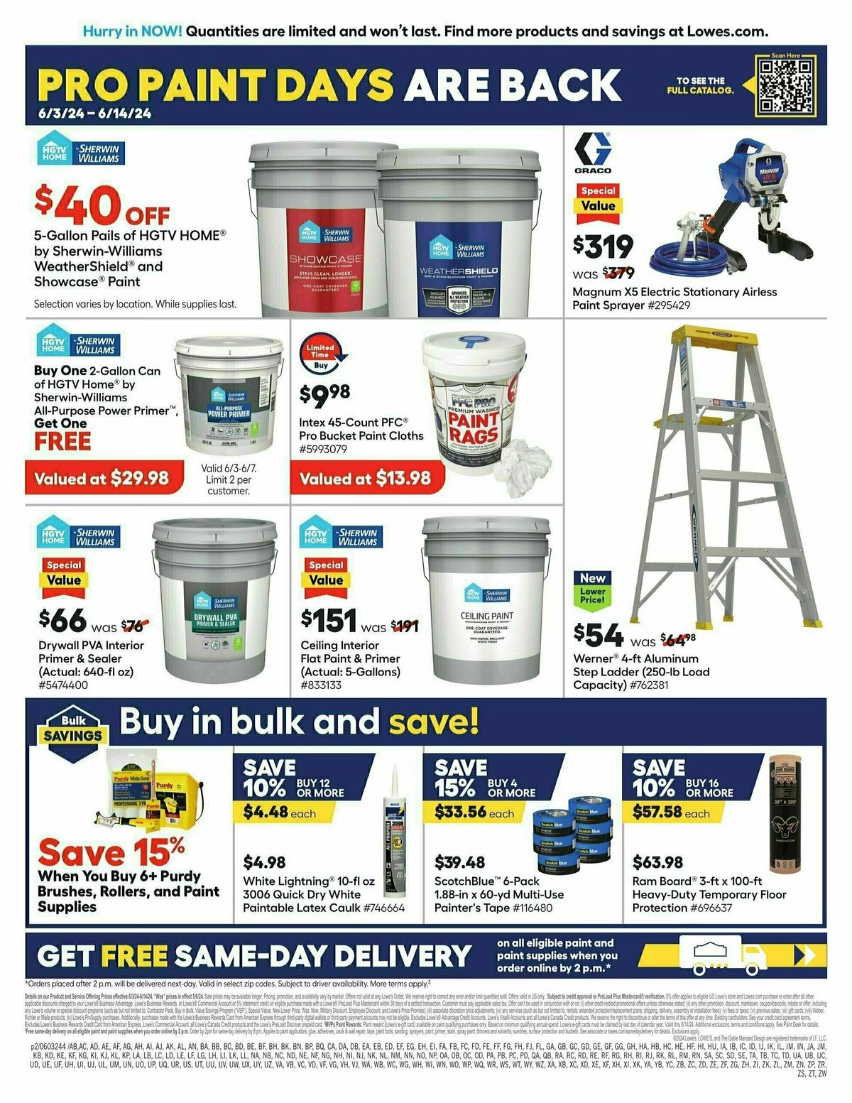 Lowe's Pro Weekly Ad from June 3