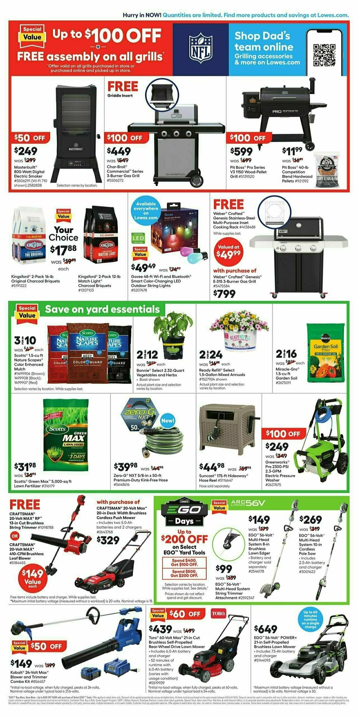 Lowe's Weekly Ad from June 6