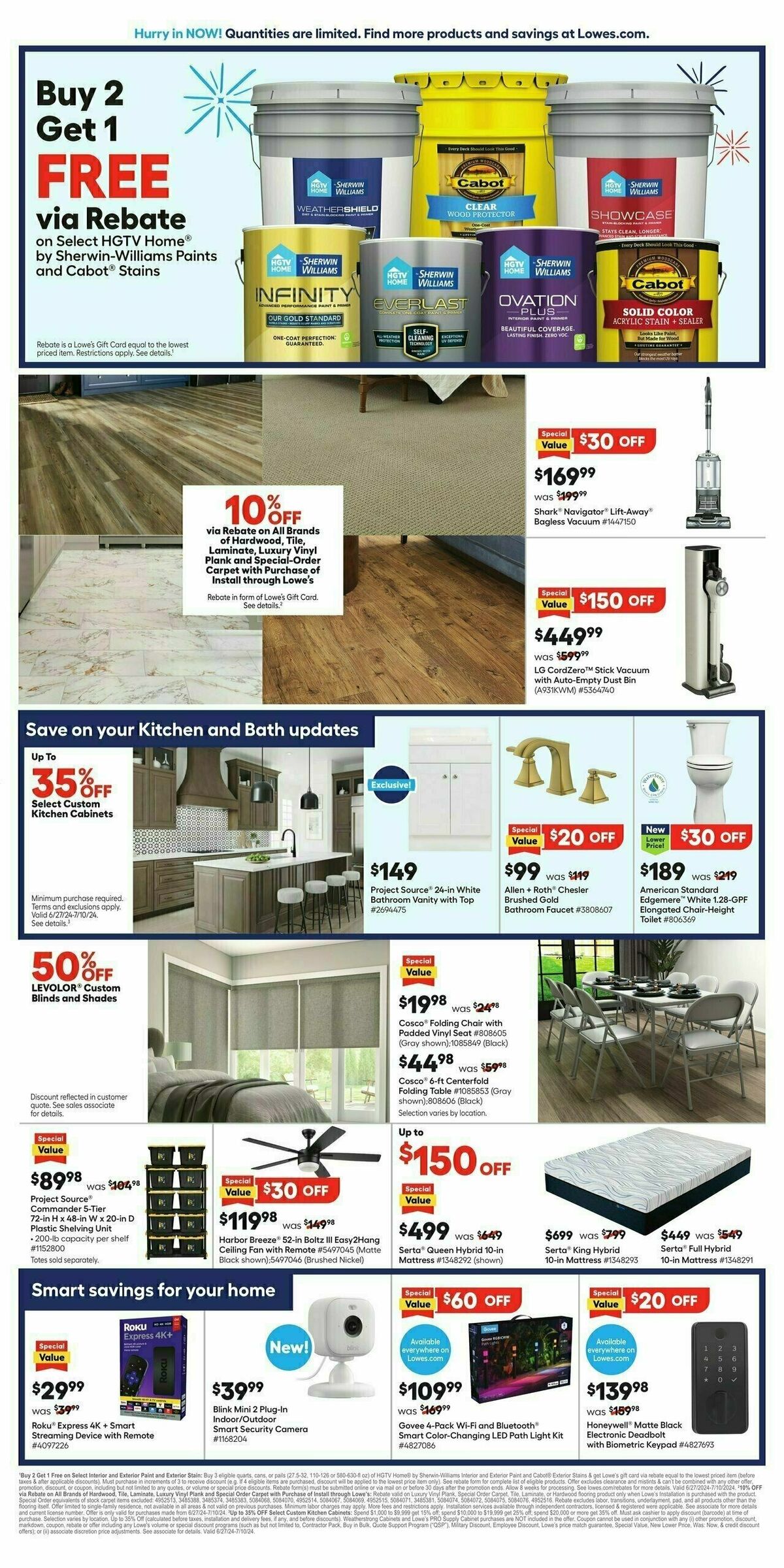 Lowe's Weekly Ad from June 27
