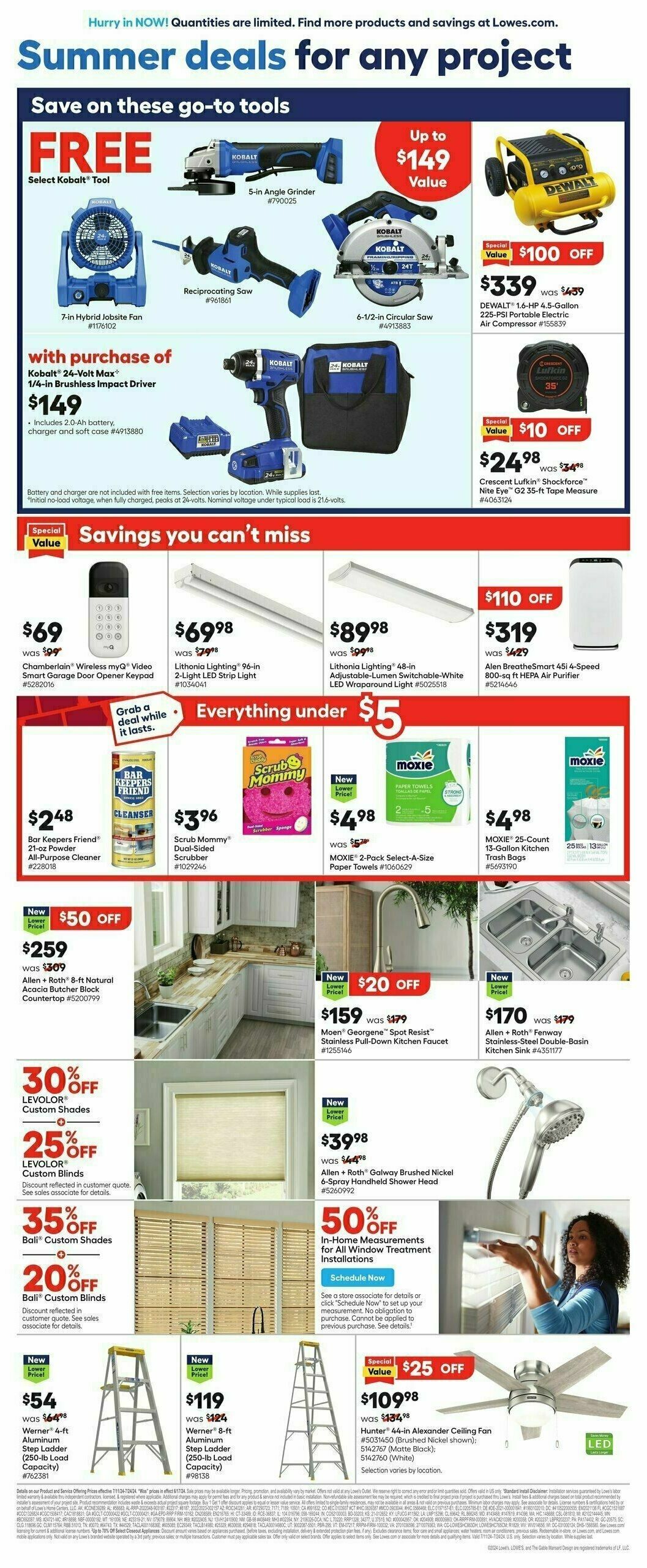 Lowe's Weekly Ad from July 11