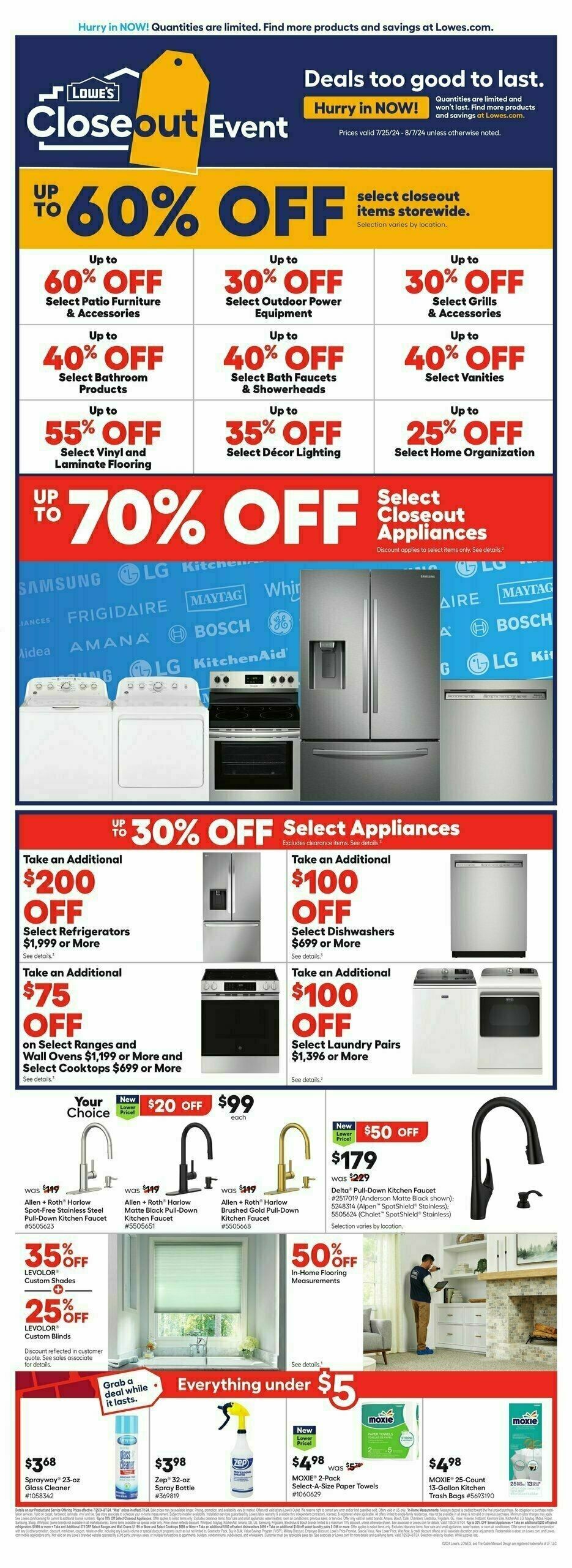 Lowe's Weekly Ad from July 25