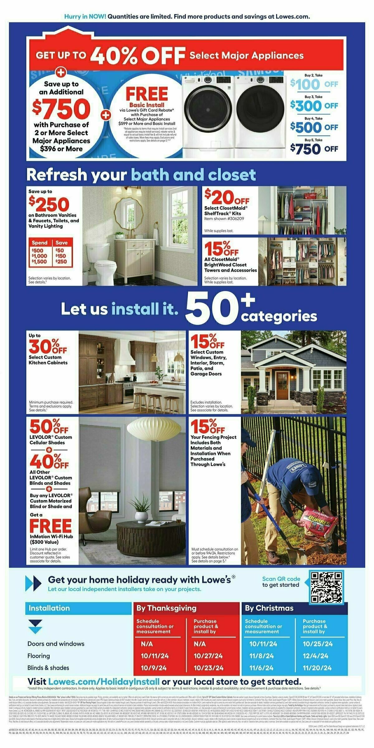 Lowe's Weekly Ad from August 22