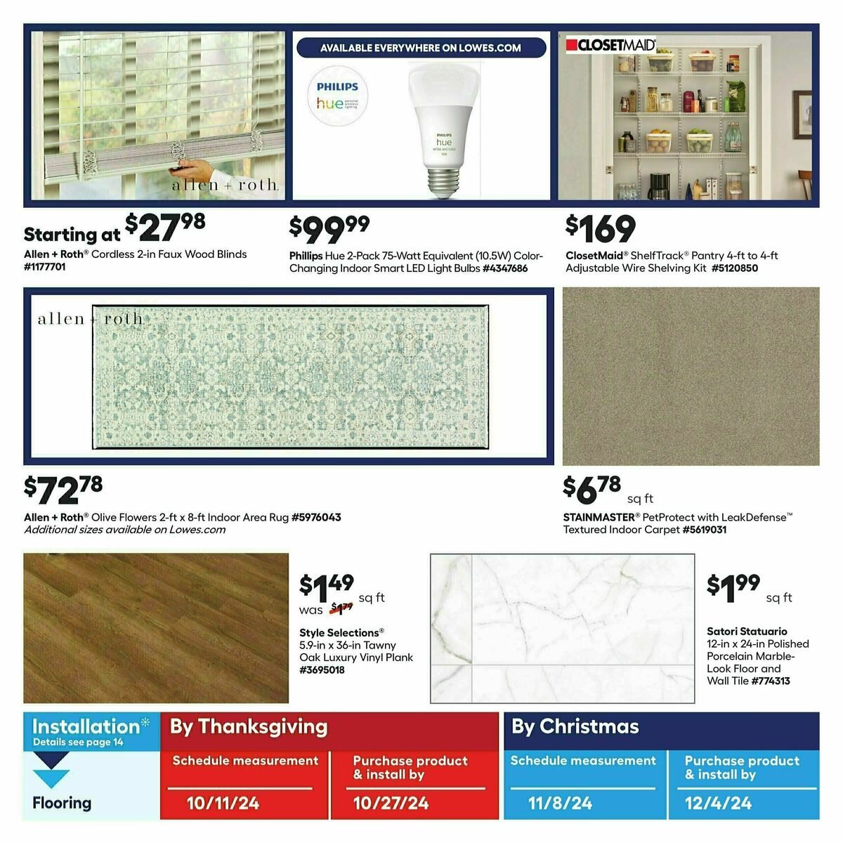 Lowe's Weekly Ad from September 26