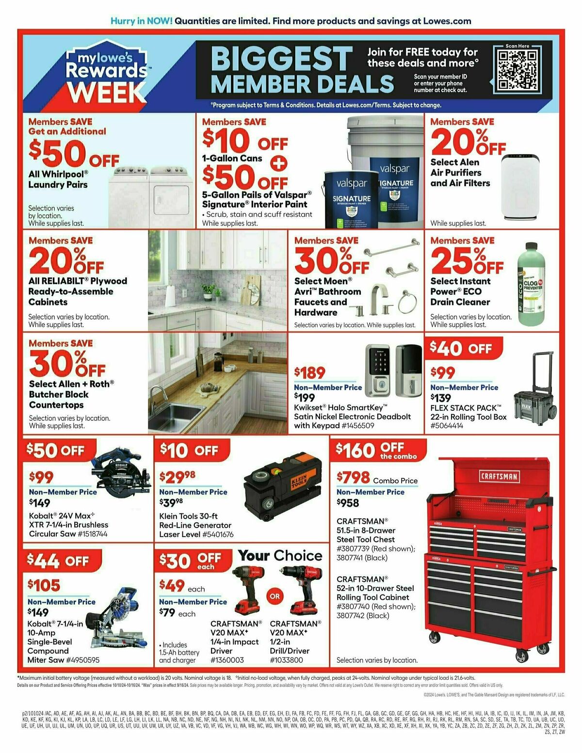 Lowe's Weekly Ad from October 10