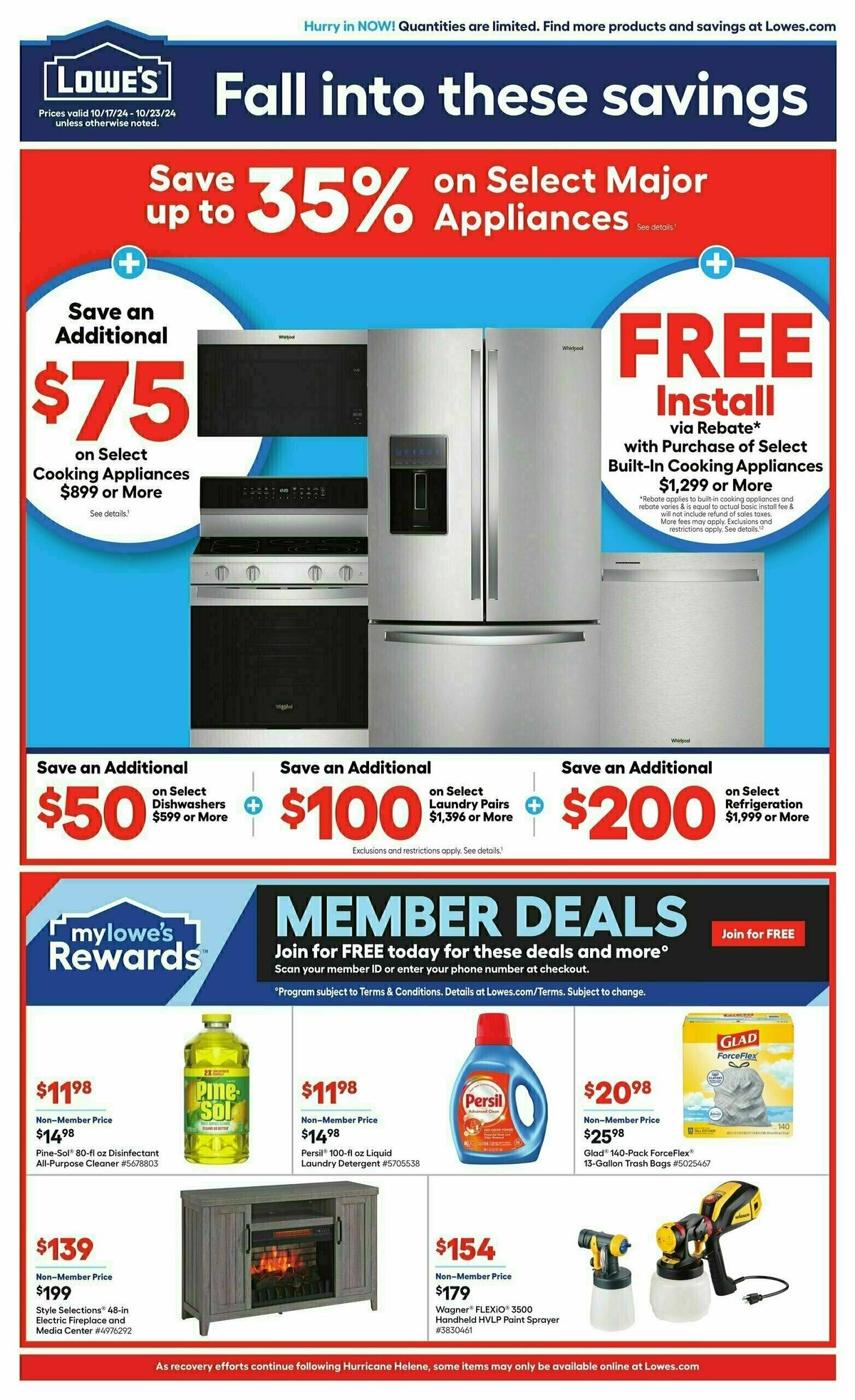 Lowe's Weekly Ad from October 17