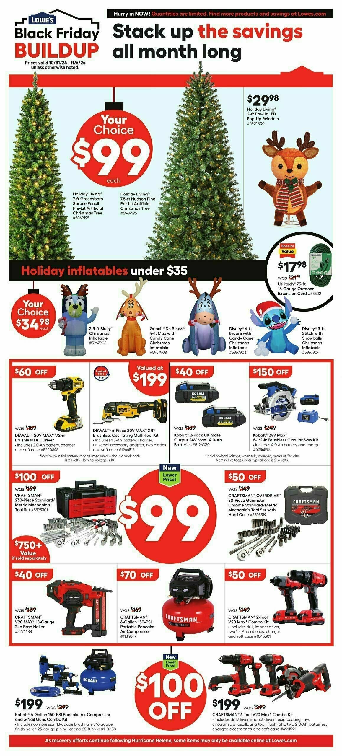 Lowe's Weekly Ad from October 31