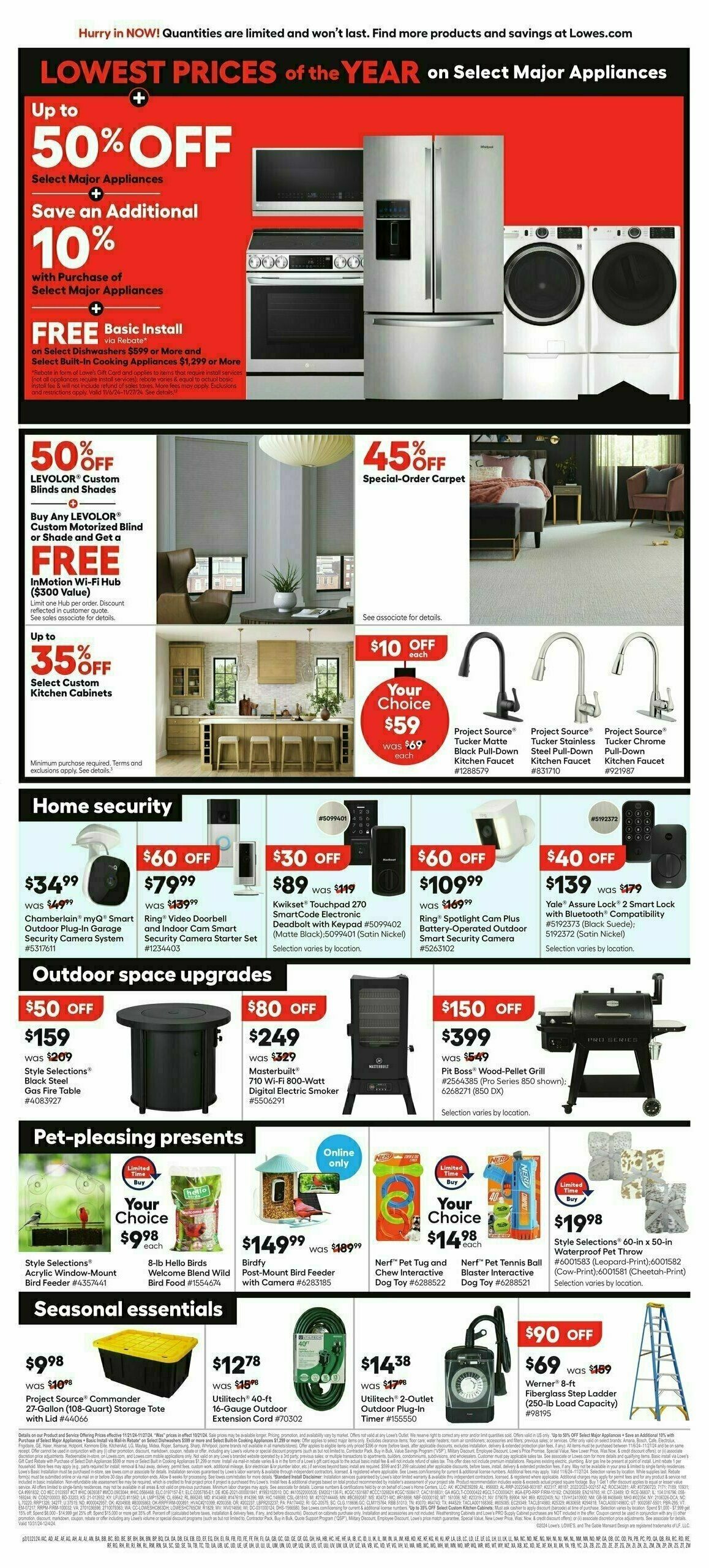 Lowe's Weekly Ad from November 21