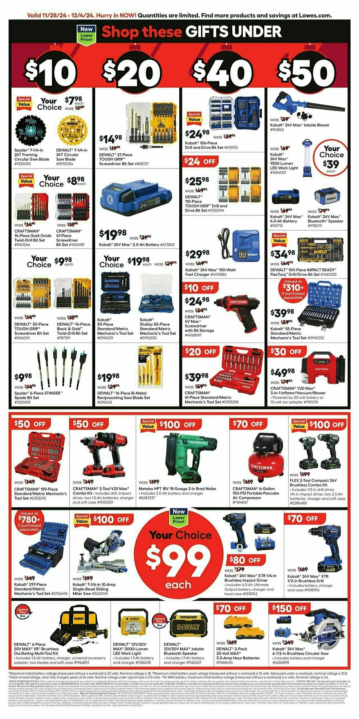 Lowe's Weekly Ad from November 28