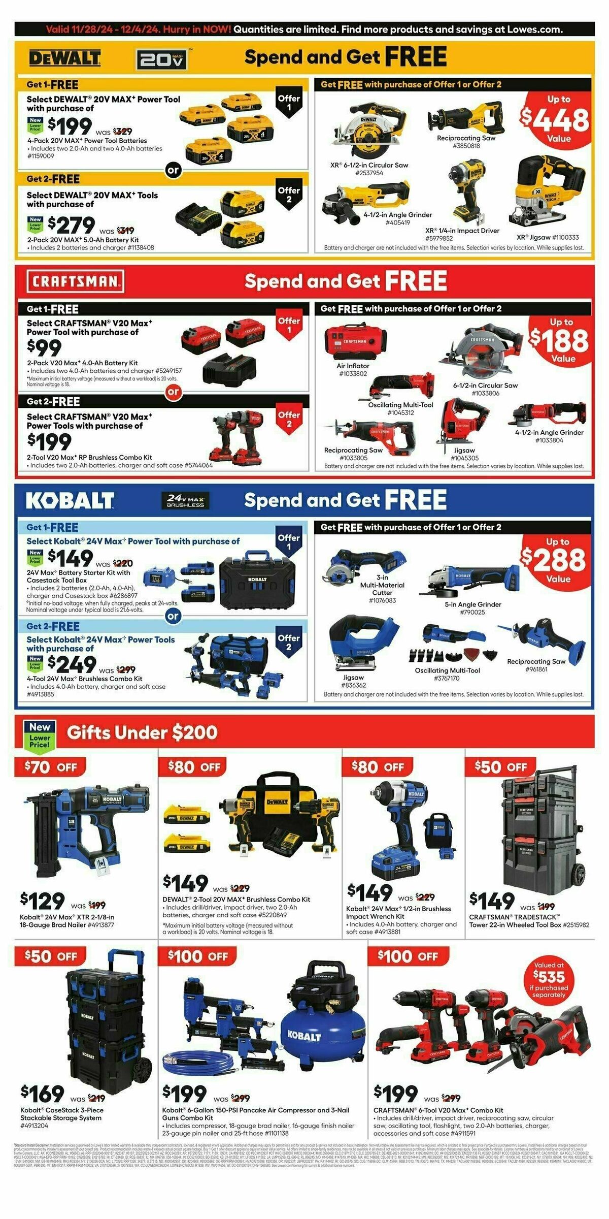 Lowe's Weekly Ad from November 28