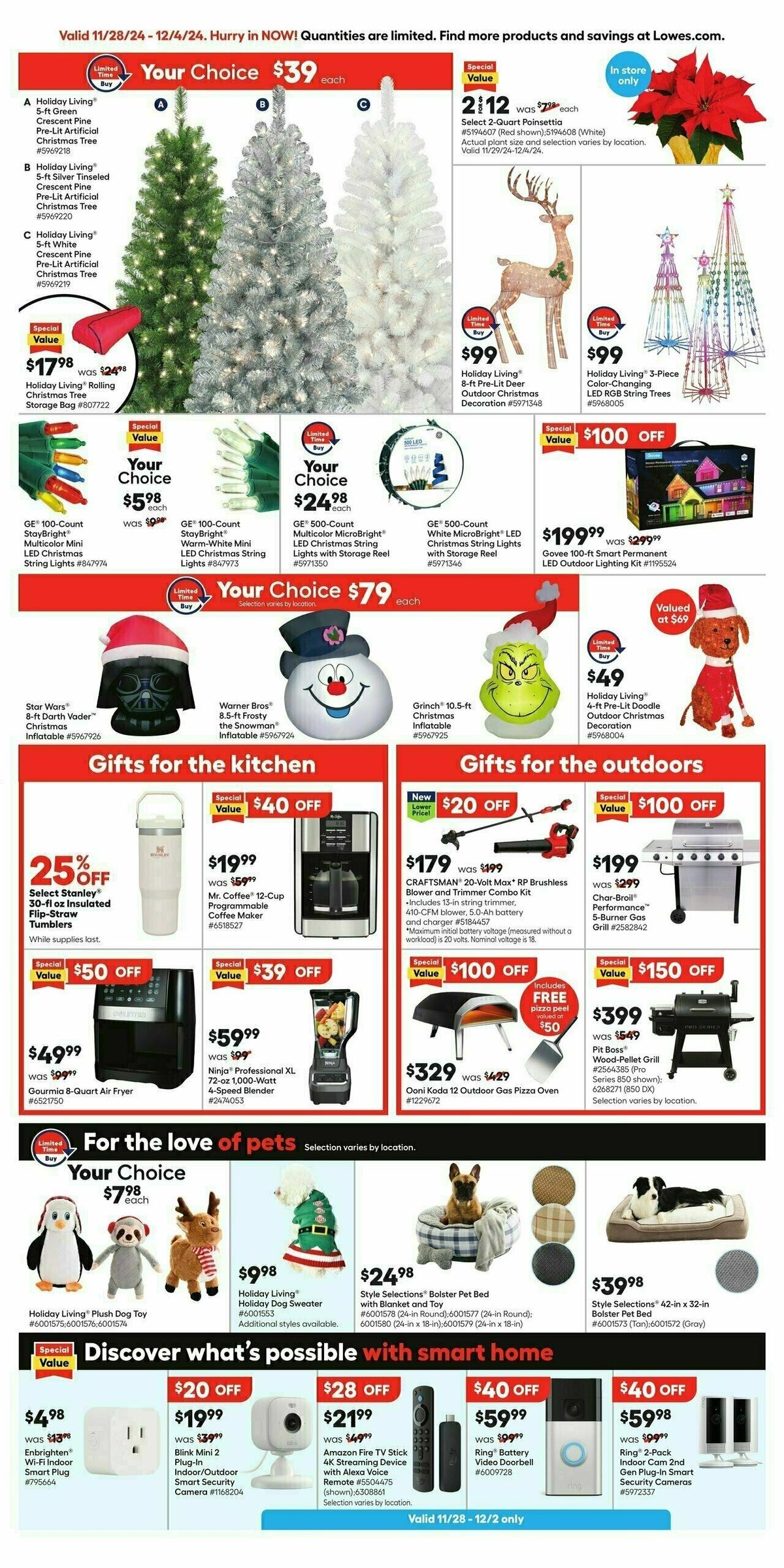 Lowe's Weekly Ad from November 28