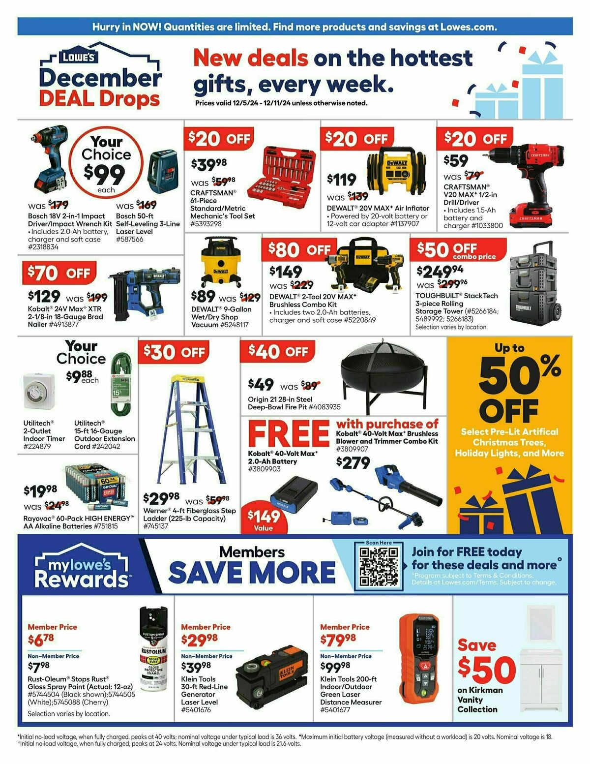 Lowe's Weekly Ad from December 5