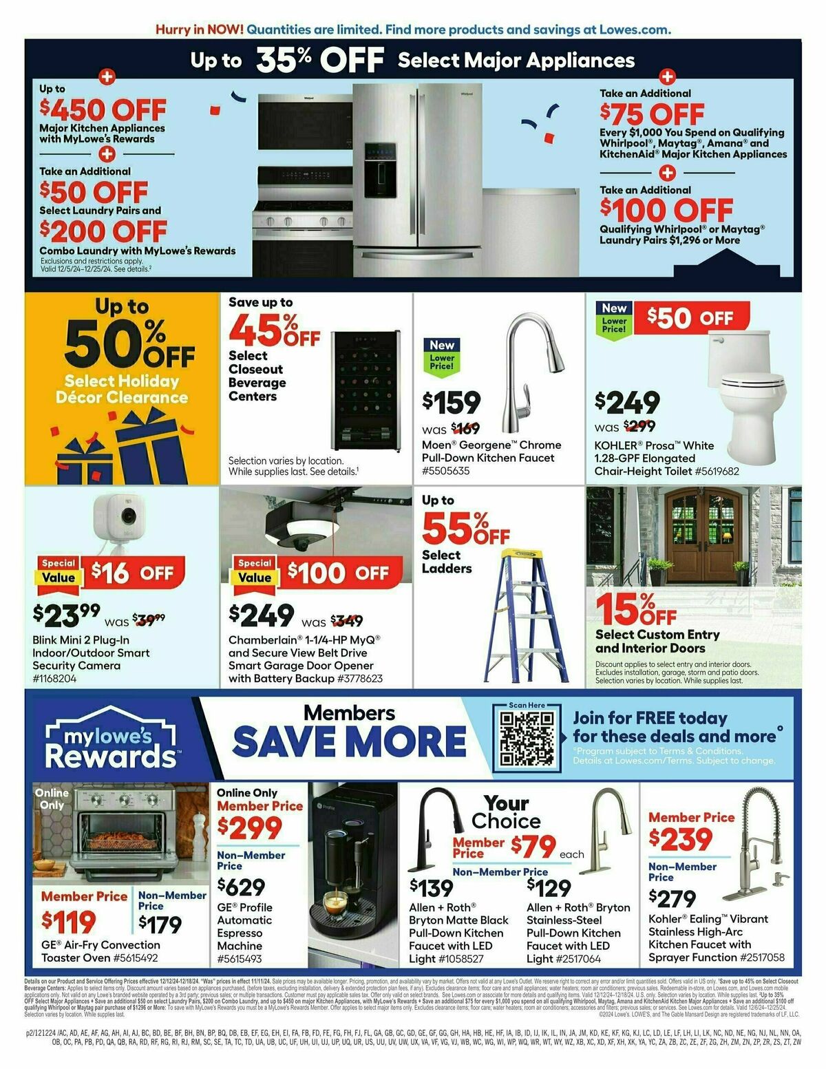 Lowe's Weekly Ad from December 12