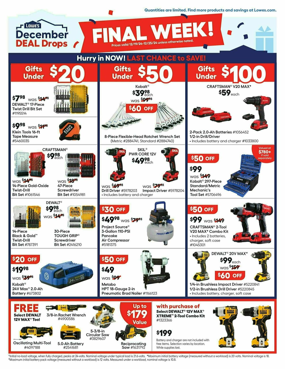 Lowe's Weekly Ad from December 19