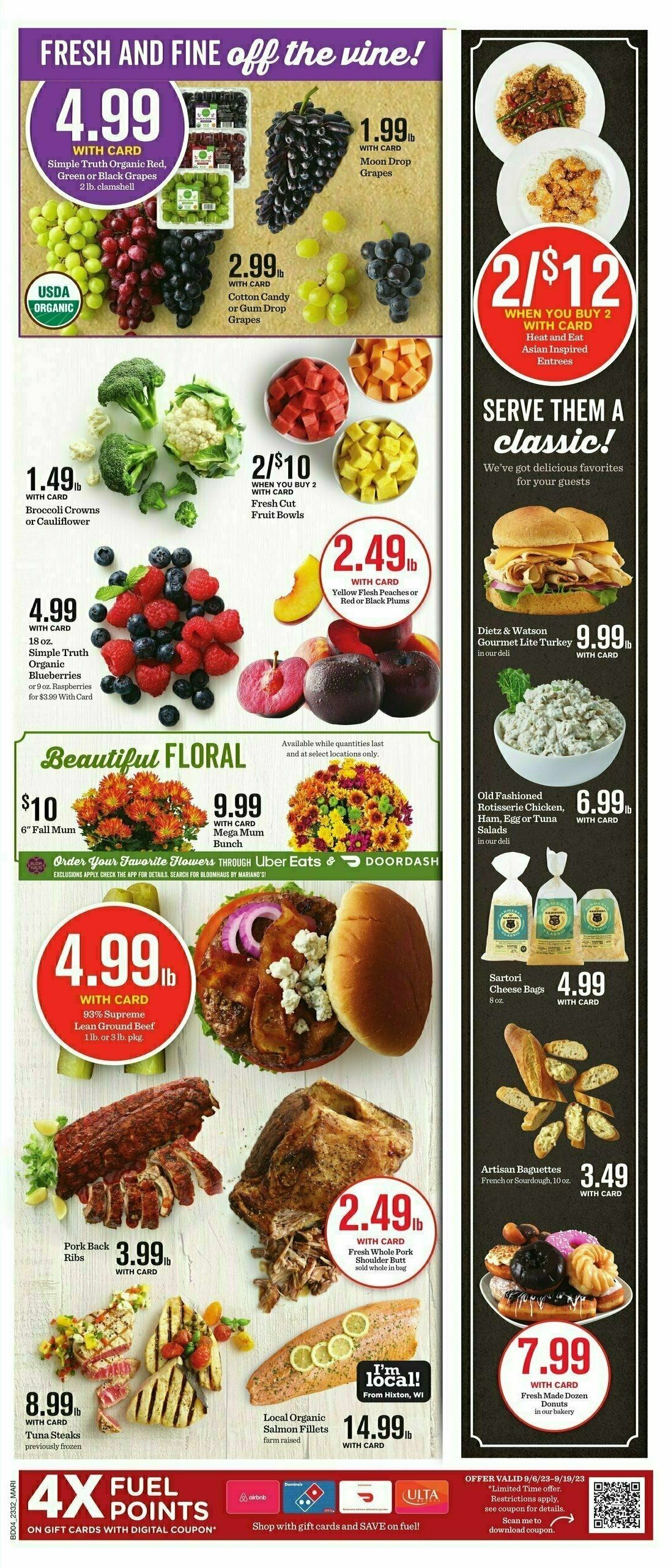 Mariano's Weekly Ad from September 6