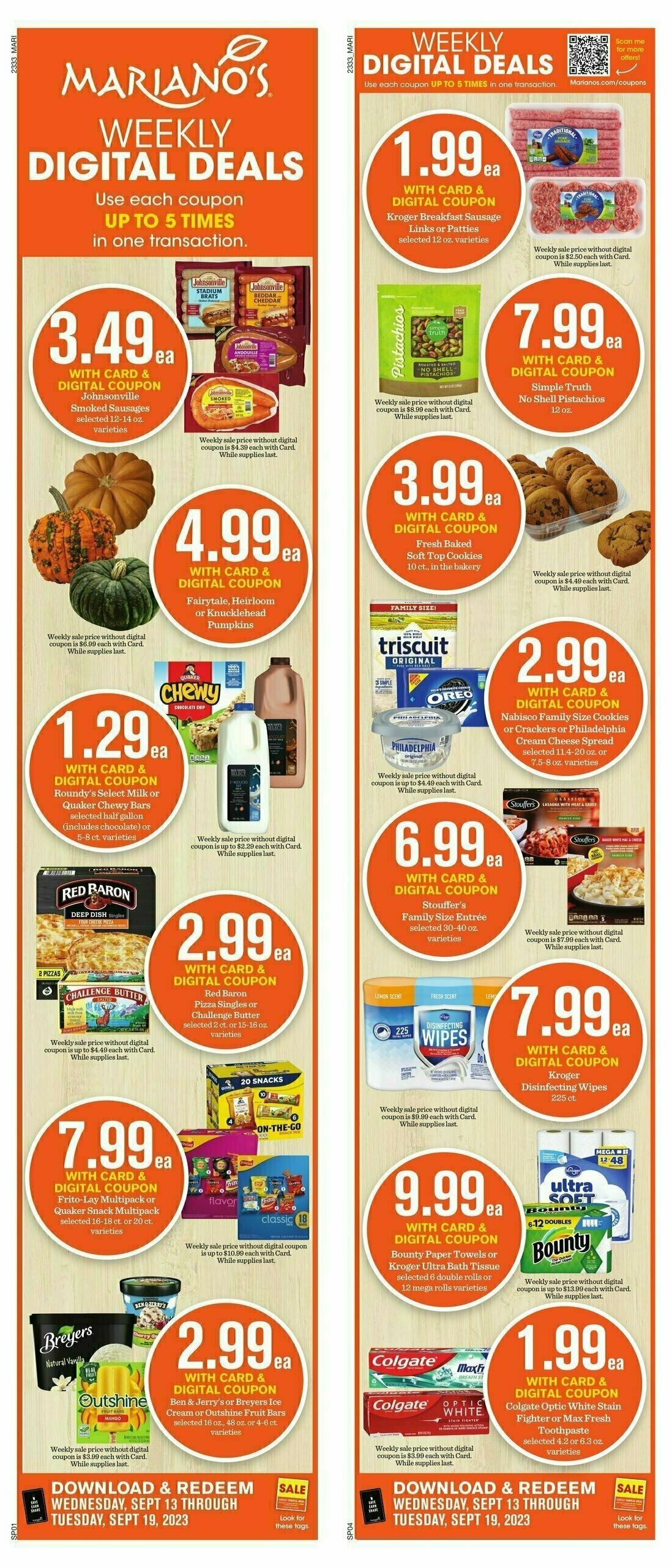 Mariano's Weekly Ad from September 13