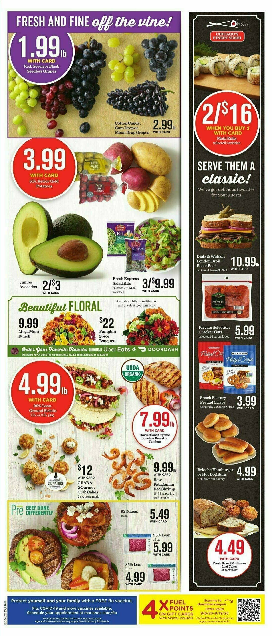 Mariano's Weekly Ad from September 13