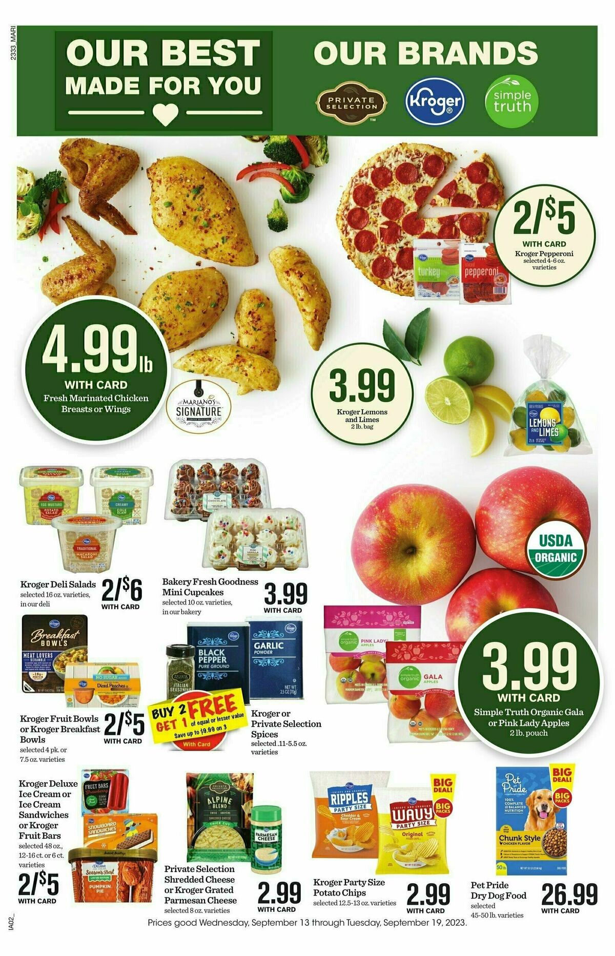 Mariano's Weekly Ad from September 13