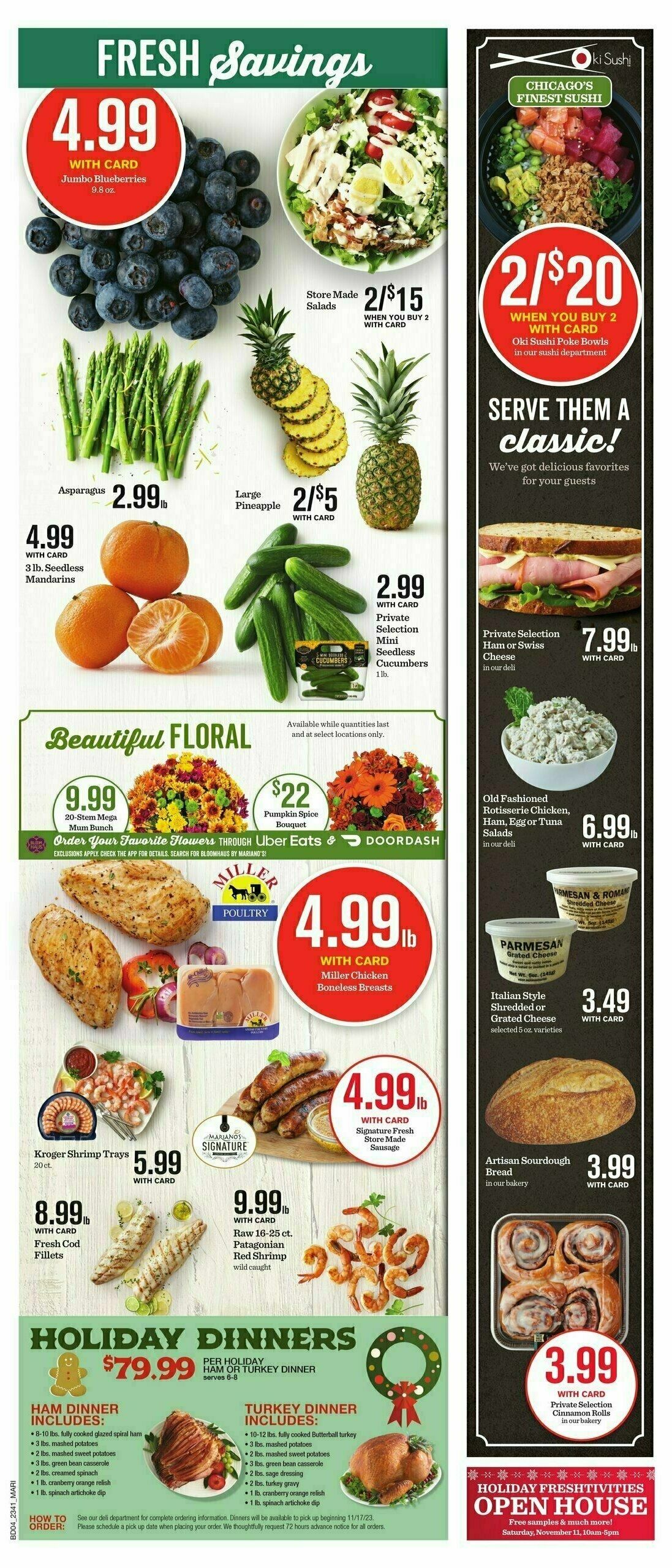 Mariano's Weekly Ad from November 8