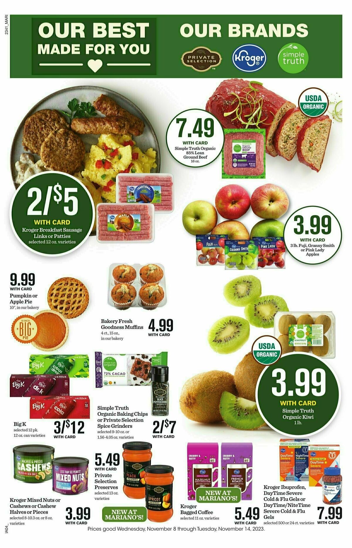 Mariano's Weekly Ad from November 8