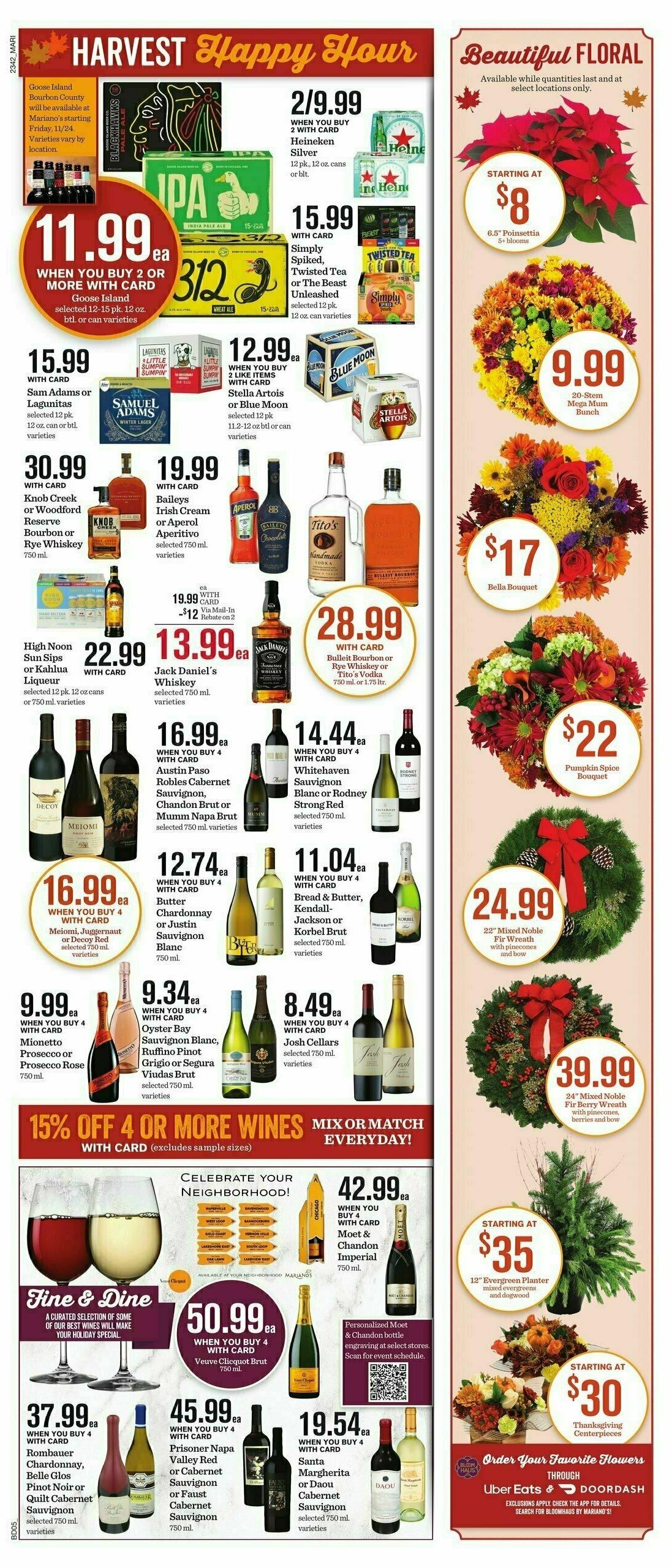 Mariano's Weekly Ad from November 15