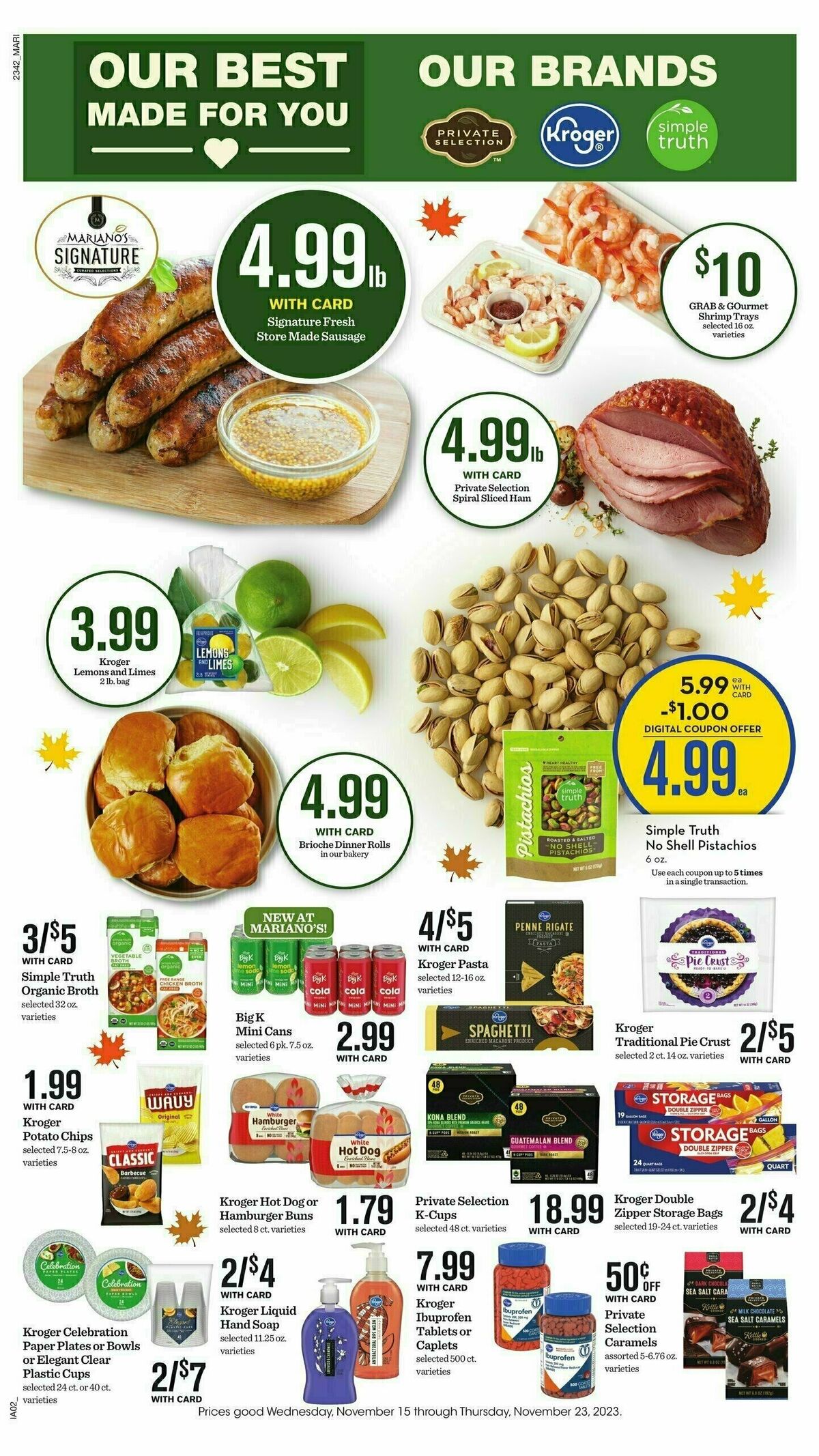 Mariano's Weekly Ad from November 15