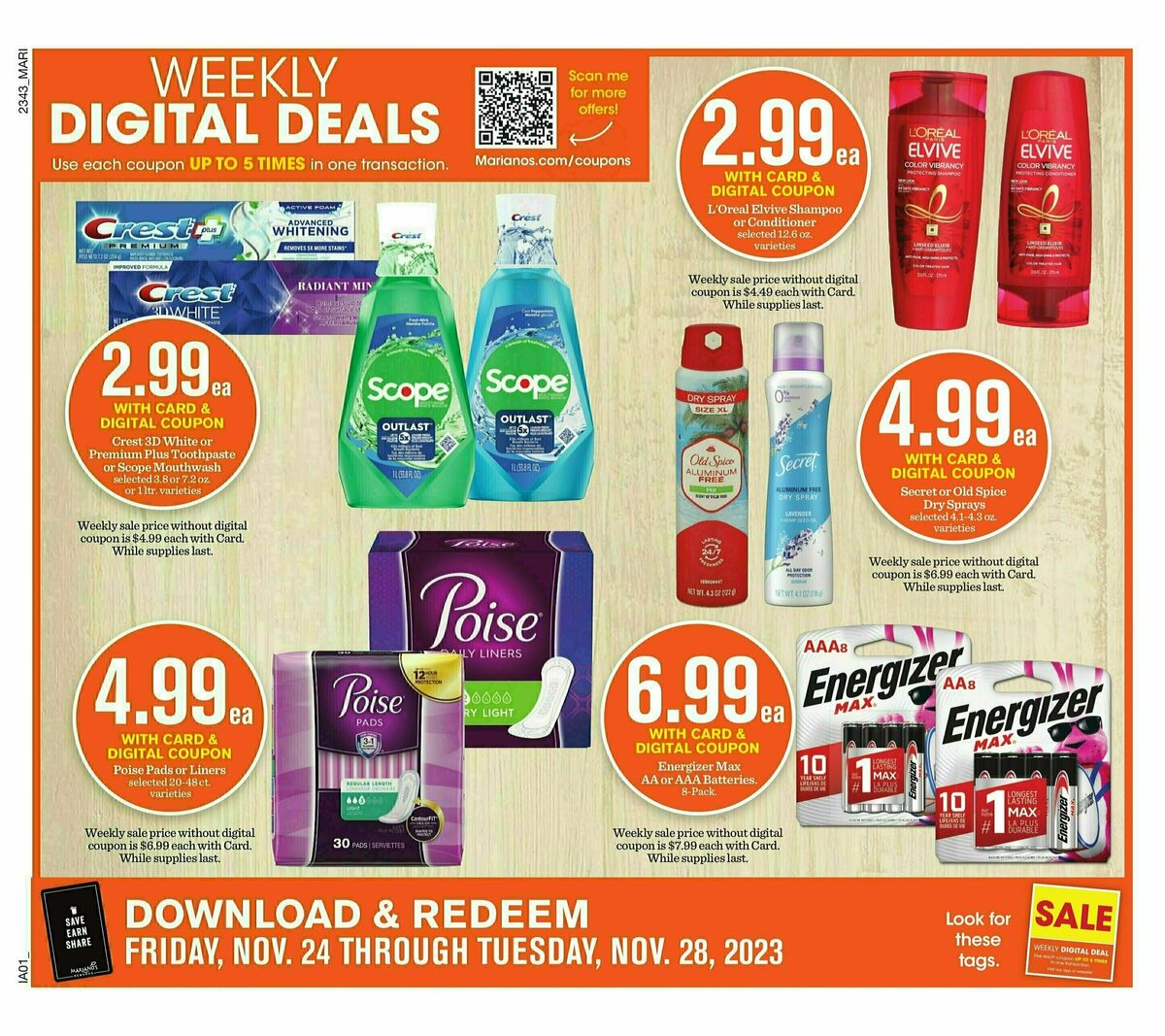 Mariano's Weekly Ad from November 24