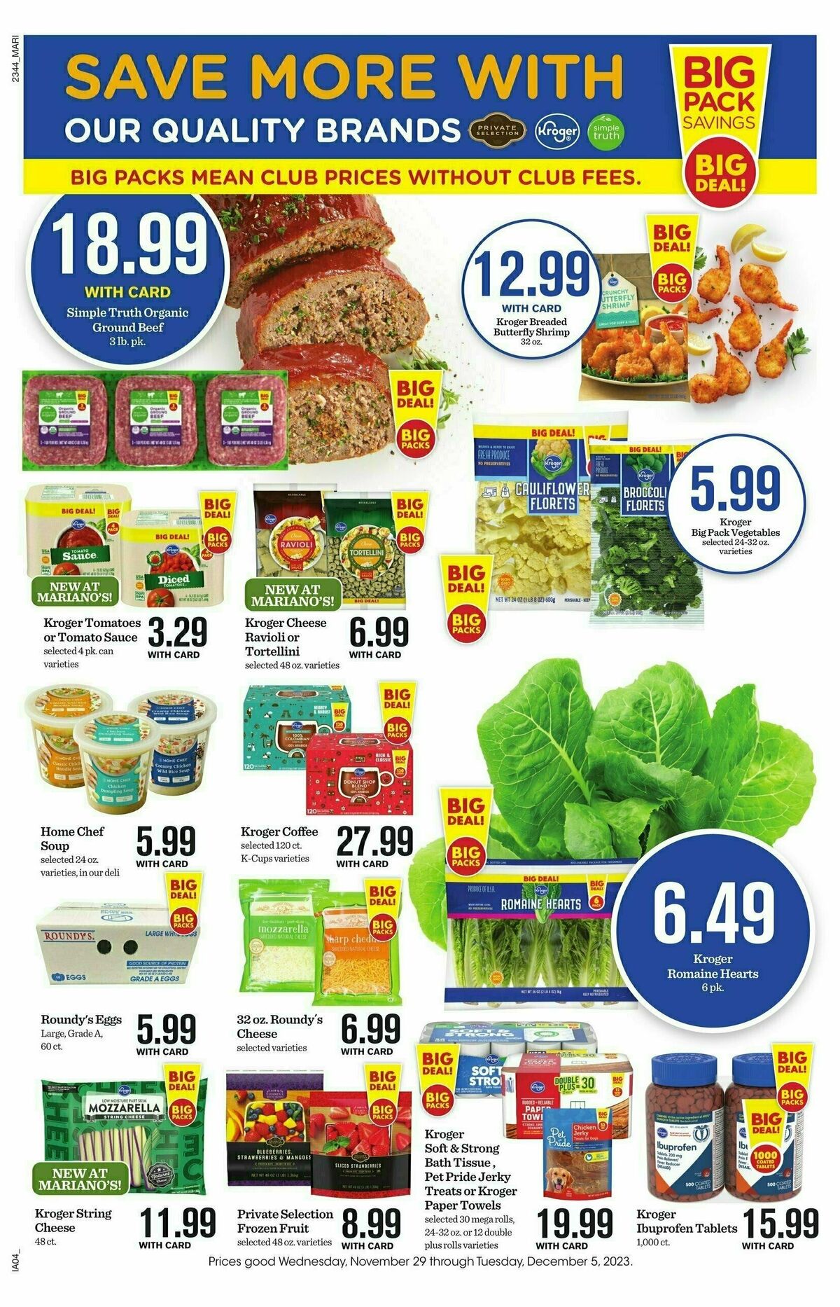 Mariano's Weekly Ad from November 29