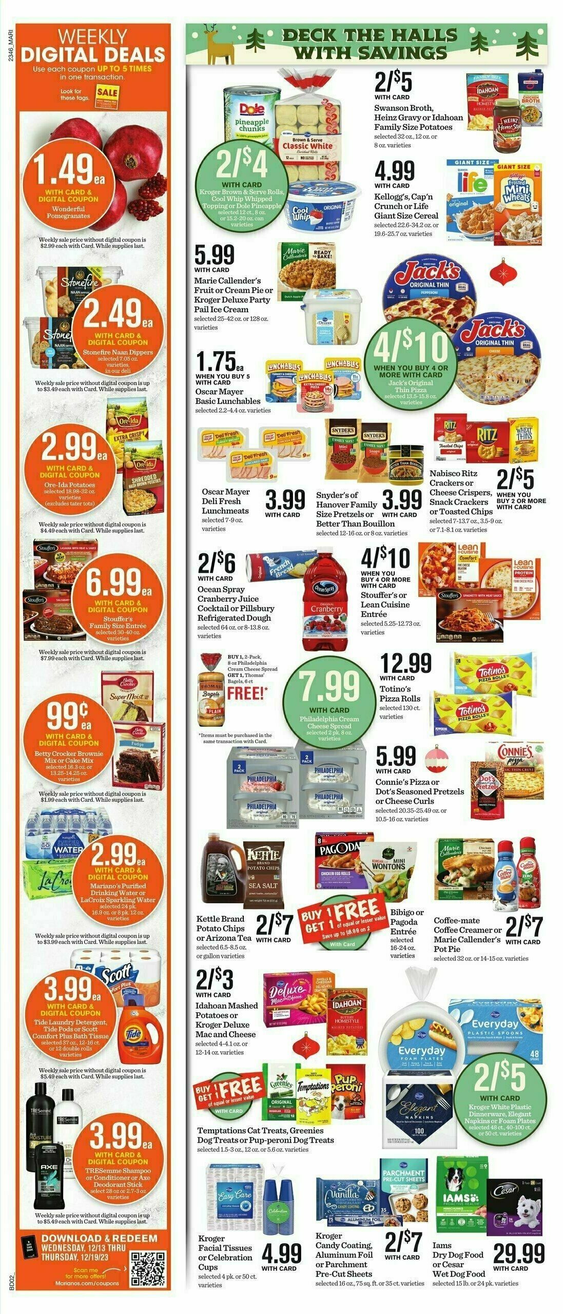 Mariano's Weekly Ad from December 13