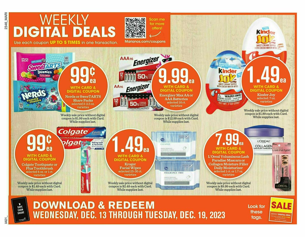 Mariano's Weekly Ad from December 13