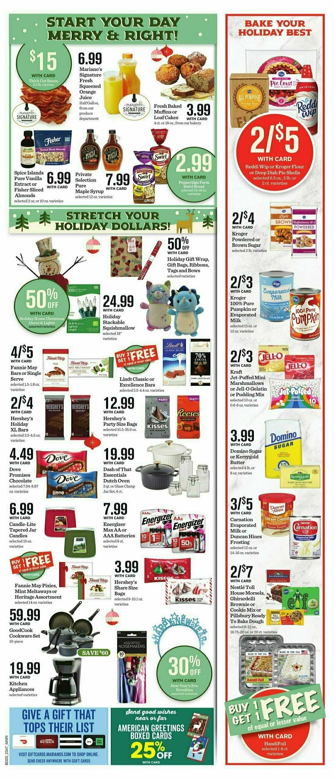 Mariano's Weekly Ad from December 20