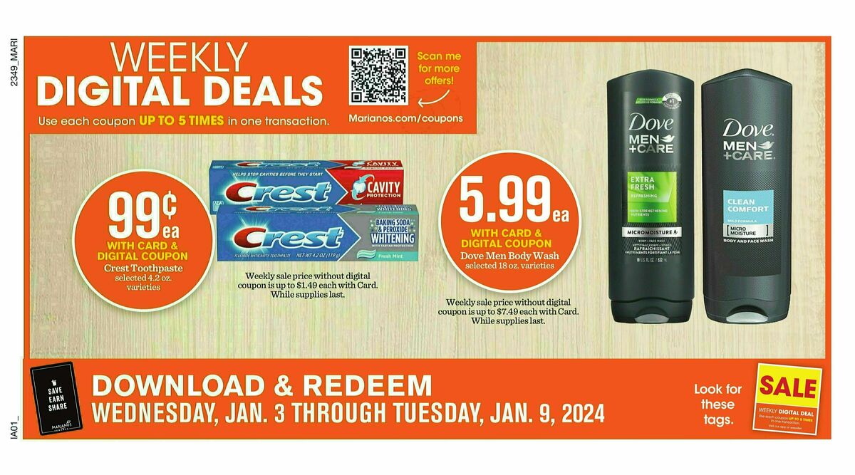 Mariano's Weekly Ad from January 3