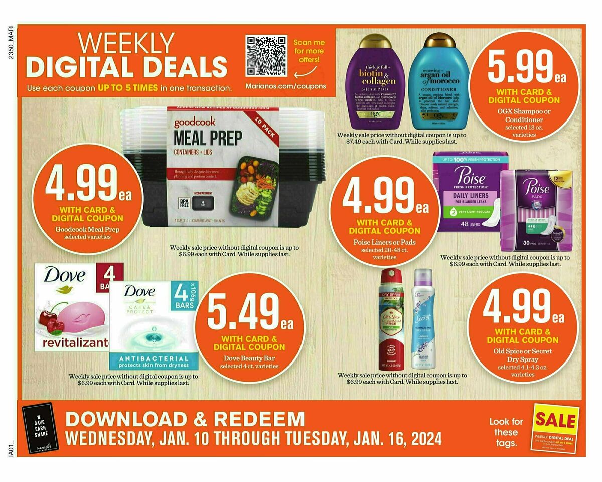 Mariano's Weekly Ad from January 10