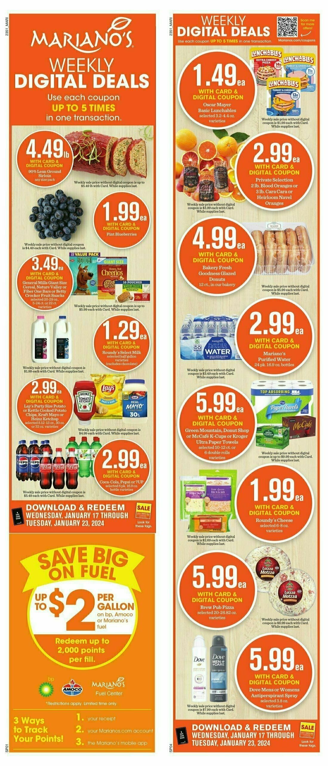 Mariano's Weekly Ad from January 17