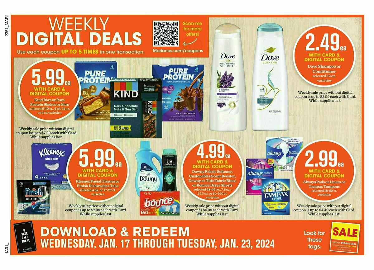 Mariano's Weekly Ad from January 17