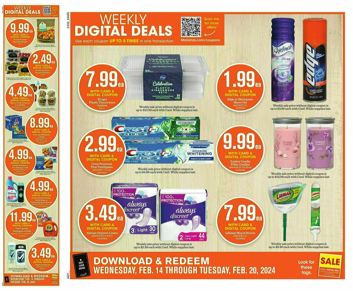 Mariano's Weekly Ad from February 14