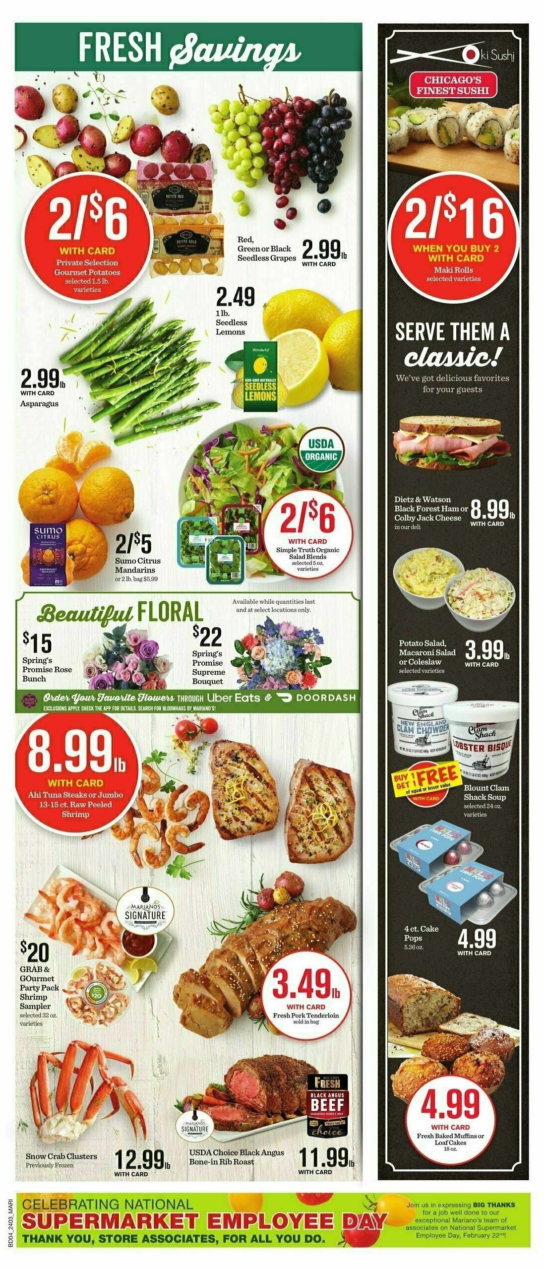 Mariano's Weekly Ad from February 21