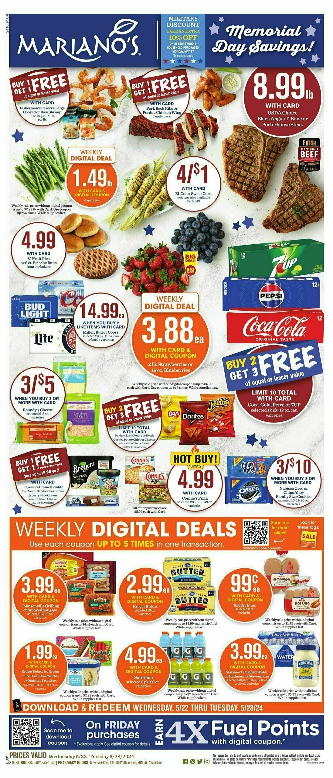 Mariano's Weekly Ad from May 22