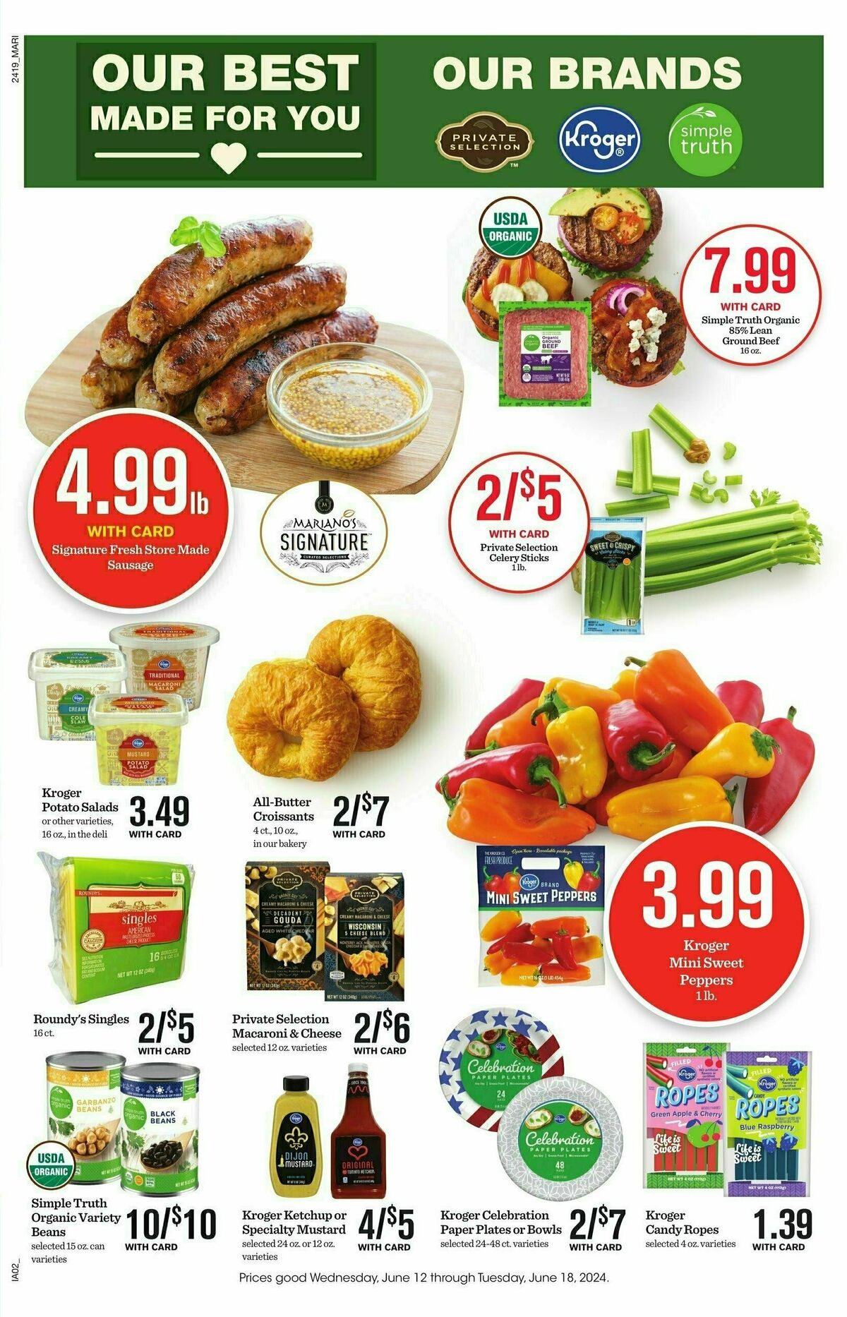 Mariano's Weekly Ad from June 12