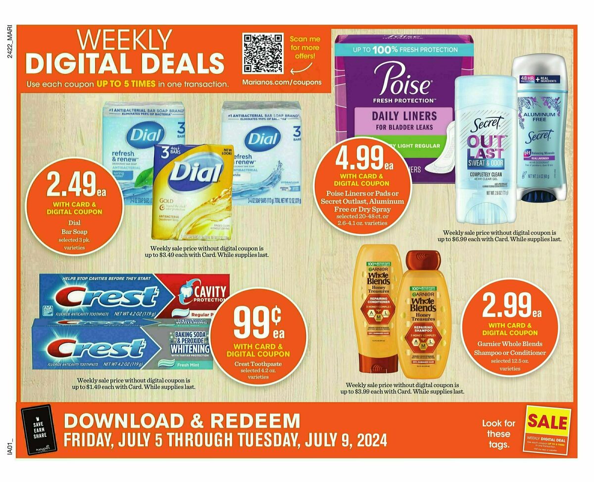 Mariano's Weekly Ad from July 5