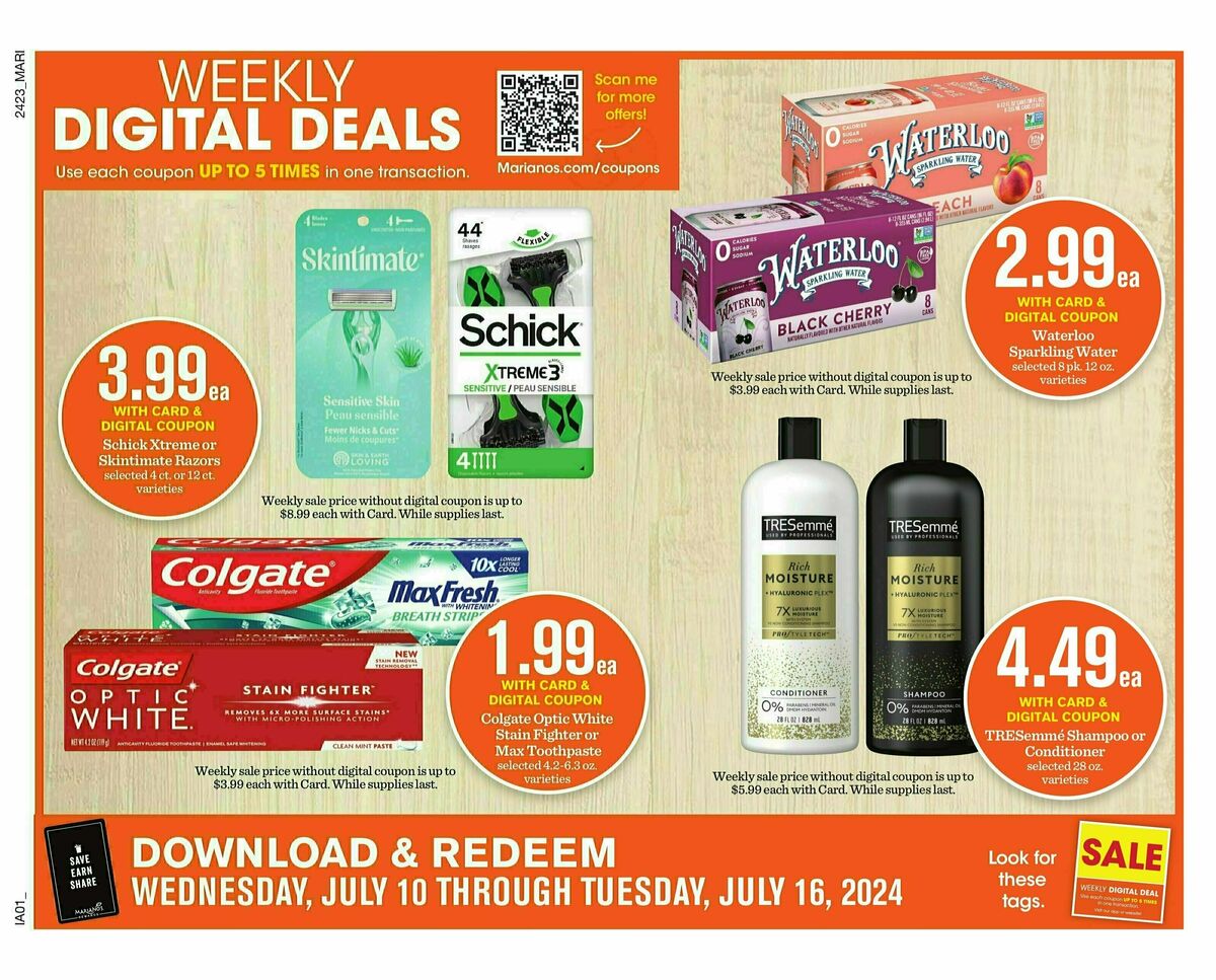 Mariano's Weekly Ad from July 10