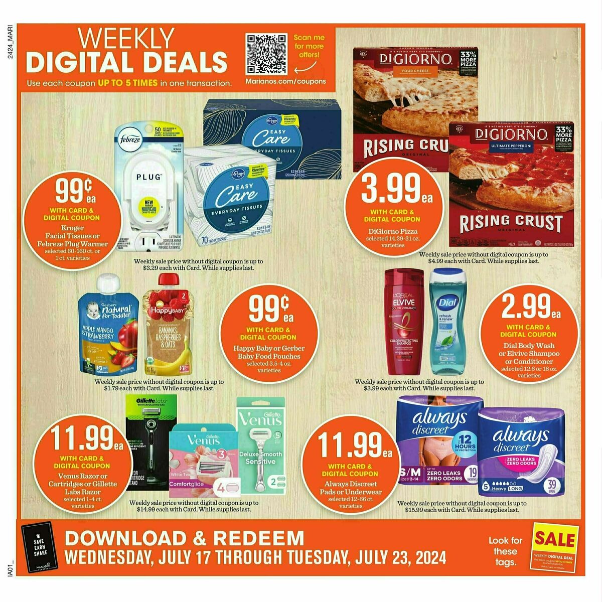 Mariano's Weekly Ad from July 17