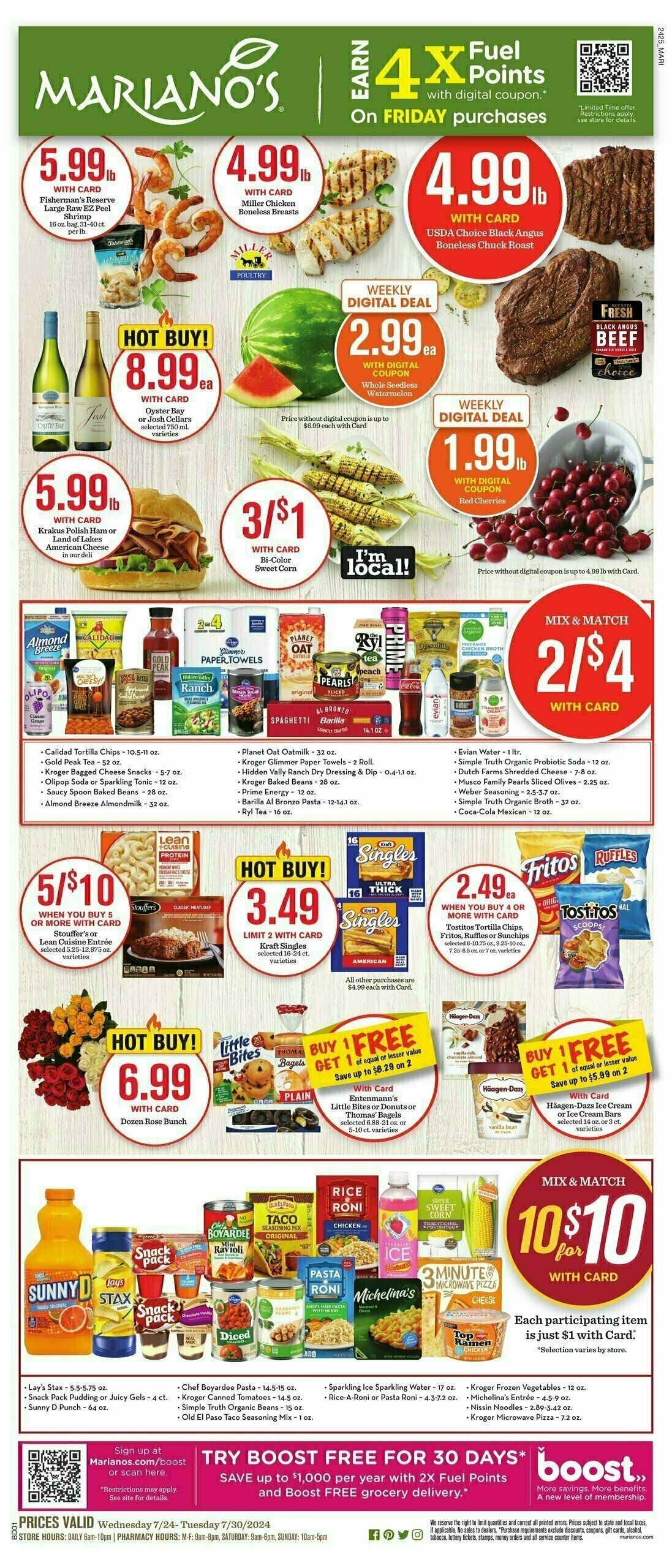 Mariano's Weekly Ad from July 24