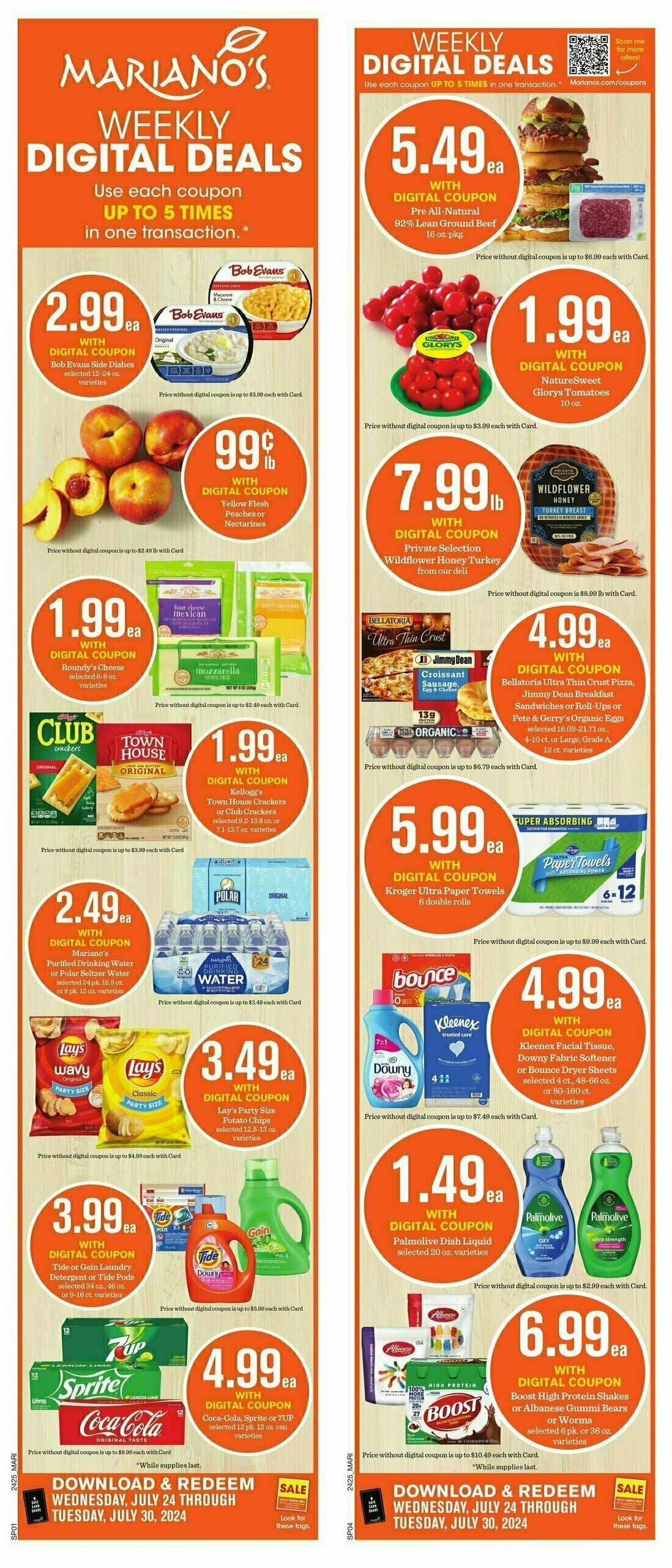 Mariano's Weekly Ad from July 24