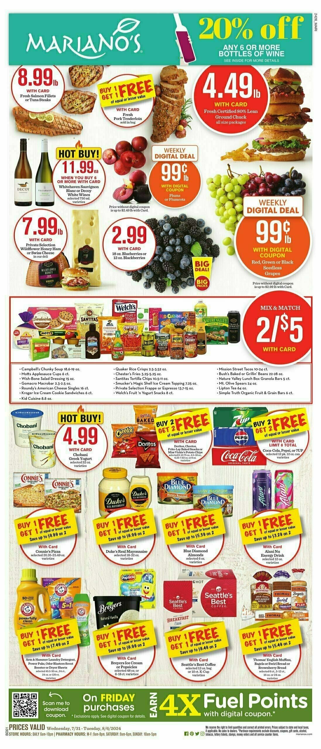 Mariano's Weekly Ad from July 31