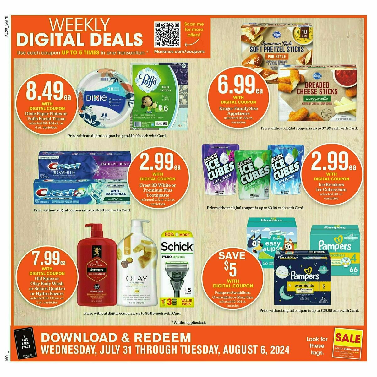 Mariano's Weekly Ad from July 31