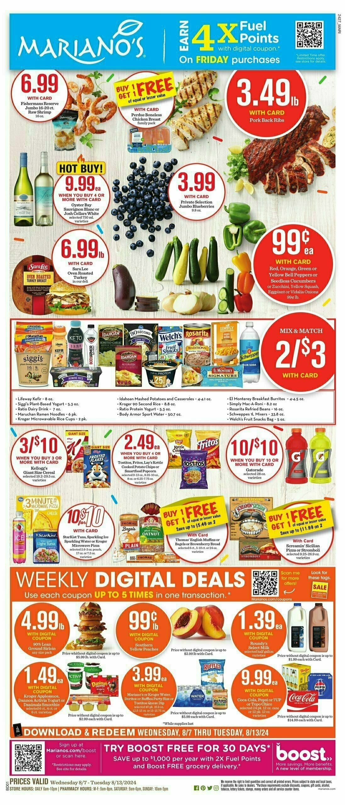 Mariano's Weekly Ad from August 7